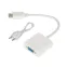 Переходник HDMI - VGA, провод + аудио кабель 3.5мм.