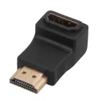                  Переходник штекер HDMI - гнездо HDMI, угловой,,
               