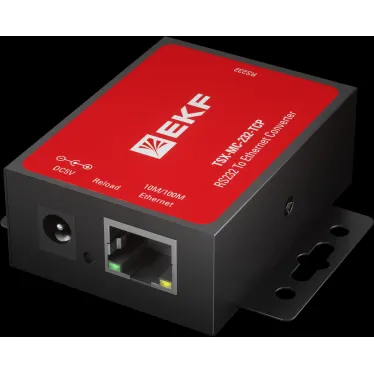 Преобразователь 1-портовый RS-232 в Ethernet, EKF, MC-232-TCP TSX EKF