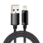 Кабель USB-A - Lightning для Apple, 2,4А, 1м, черный