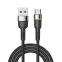 Кабель USB-A - Type-C, 3А, 18Вт, 1м, черный