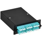 Кассета для кросса ST OM3 MTP female 6хLC-quad (24 ОВ)