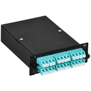 Кассета для кросса ST OM3 MTP female 6хLC-quad (24 ОВ)