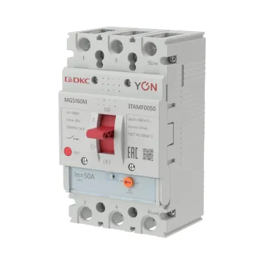 Автоматический выключатель YON MGS160 3P 40-50A 25kA