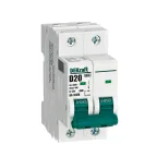                  Выключатель автоматический без теплозащиты 2P 20А х-ка D 6кА ВА-103M
               