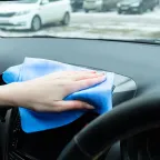 Замша искусственная в тубе, 64х43см