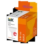 Лампа светодиодная MR16 софит 5Вт 230В 3000К GU5.3 IEK