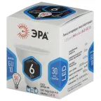 Лампа светодиодная LED MR16-6W-840-GU10 (диод, софит, 6Вт, нейтр, GU10)