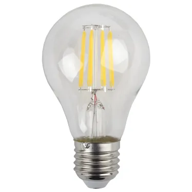 Лампа светодиодная филаментная F-LED A60-9W-827-E27 (филамент, груша, 9Вт, тепл, Е27) (10/100/1500)