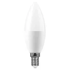 Лампа светодиодная LED 11вт Е14 теплый матовая свеча