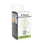 Лампа светодиодная LED 20вт Е27 белый FILAMENT