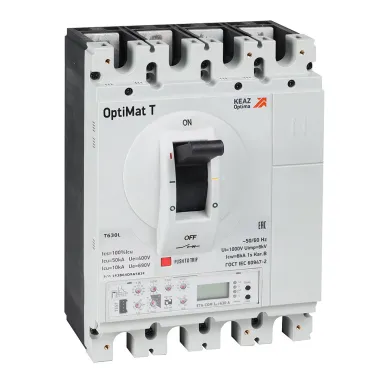 Выключатель автоматический для защиты двигателя OptiMat T630L ETA-M-COM 630A 3P