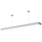                  Светильник светодиодный Geometria Block SPO-114-W-40K-036 36Вт 4000К 2800Лм IP40 1200х130х50 белый подвесной
               