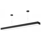                  Светильник LED Geometria Block SPO-114-B-40K-036 36Вт 4000К 2800Лм IP40 1200х130х50 черный подвесной драйвер внутри
               