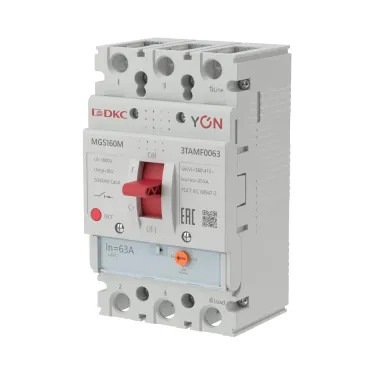 Автоматический выключатель YON MGS160 3P 50,4-63A 25kA
