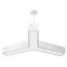 Светильник LED Geometria Igrek SPO-142-W-40K-044 44Вт 4000K 3000Лм IP40 800х80 белый подвесной драйвер внутри