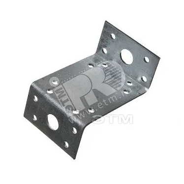 Уголок крепежный Z-образный KUZ-90/ 45х90х45х65х2.0мм