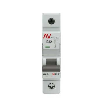 Выключатель автоматический AV-6 1P 32A (D) 6kA AVERES