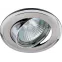 Светильник встраиваемый литой поворотный двойной контур MR16KL22 А SN/CH ,12V/220V, 50W сатин никель/хром (100/2