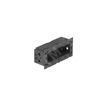 Монтажная коробка тройная Modul45 (полиамид, серый)