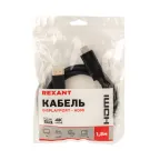 Кабель DisplayPort - HDMI, 1.8 м., черный