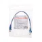 Патч-корд U/UTP, CAT 5e, RJ45-RJ45, 26AWG, LSZH, синий, 0,3м,