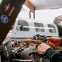 Клещи переставные трубные захватные 10-75мм для сифонов масляных фильтров пластмассовых труб L-250мм пластиковые насадки на губках Cr-V черные