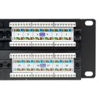 Патч-панель TERACOM PRO 19'Cat.6 2U неэкранированная UTP 48 портов RJ-45 Dual IDC