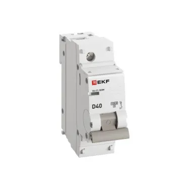 Авт. выкл. 1P 40А (D) 10kA ВА 47-100M без тепл. расцепит. EKF PROxima