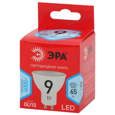 Лампа светодиодная LED 9 Вт 720Лм 4000К софит нейтральный GU10 220-240В LED MR16-9W-840-GU10 Red Line