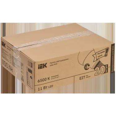 Лампа светодиодная A60 груша 11Вт 230В 6500К E27 IEK