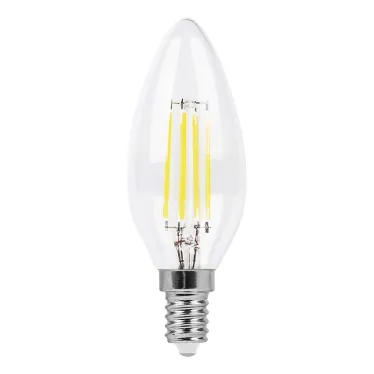Лампа светодиодная LED 7вт Е14 белый свеча FILAMENT диммируемая