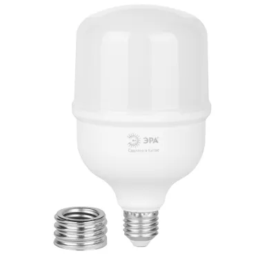 Лампа светодиодная LED 100 Вт 9800Лм 6500К T140 холодный E27/E40 (переходник) 150-275В LED POWER T140-100W-6500-E27/E40 Red Line