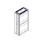 Шкаф Uniprom. 48U-600/1200. боковые панели 4шт. черный