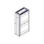 Шкаф Uniprom. 48U-600/1200. боковые панели 4шт. черный