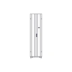 Шкаф Uniprom. 48U-600/1200. боковые панели 4шт. черный