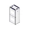 Шкаф Uniprom. 48U-800/1070. боковые панели 4шт. черный