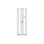 Шкаф Uniprom. 48U-800/1070. боковые панели 4шт. черный