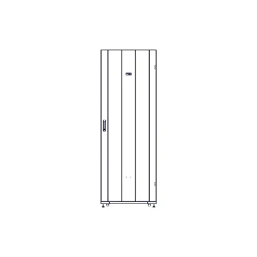 Шкаф Uniprom. 48U-800/1070. боковые панели 4шт. черный