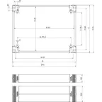 Панели цоколя боковые 500x100мм (2шт)