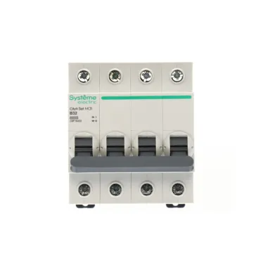 Выключатель автоматический четырехполюсный (АВ) B 32А 4P 6kA 400В City9 Set