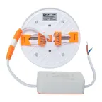 Светильник светодиодный ДВО 1102 круглый 10Вт 4000K IP20 LUMA EKF