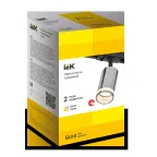 LIGHTING Светильник 4116 декоративный трековый поворотный под лампу GU10 хром IEK