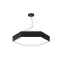 Светильник LED Geometria Hexagon SPO-121-B-40K-038 38Вт 4000K 4000Лм IP40 600*80 черный подвесной драйвер внутри