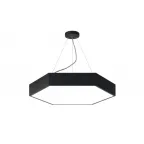 Светильник LED Geometria Hexagon SPO-121-B-40K-038 38Вт 4000K 4000Лм IP40 600*80 черный подвесной драйвер внутри