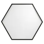 Светильник LED Geometria Hexagon SPO-121-B-40K-038 38Вт 4000K 4000Лм IP40 600*80 черный подвесной драйвер внутри