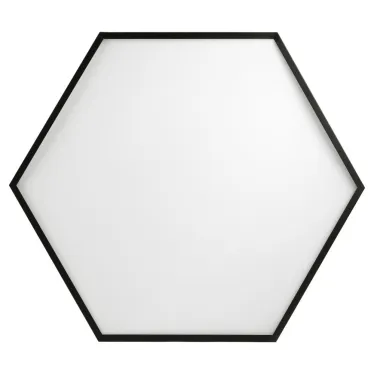 Светильник LED Geometria Hexagon SPO-121-B-40K-038 38Вт 4000K 4000Лм IP40 600*80 черный подвесной драйвер внутри