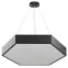 Светильник LED Geometria Hexagon SPO-121-B-40K-038 38Вт 4000K 4000Лм IP40 600*80 черный подвесной драйвер внутри