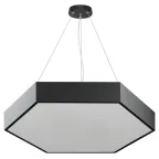 Светильник LED Geometria Hexagon SPO-121-B-40K-038 38Вт 4000K 4000Лм IP40 600*80 черный подвесной драйвер внутри