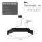 Светильник LED Geometria Hexagon SPO-121-B-40K-038 38Вт 4000K 4000Лм IP40 600*80 черный подвесной драйвер внутри
